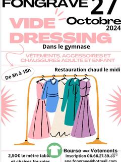 Photo de la bourse aux vêtements Vide dressing intérieur