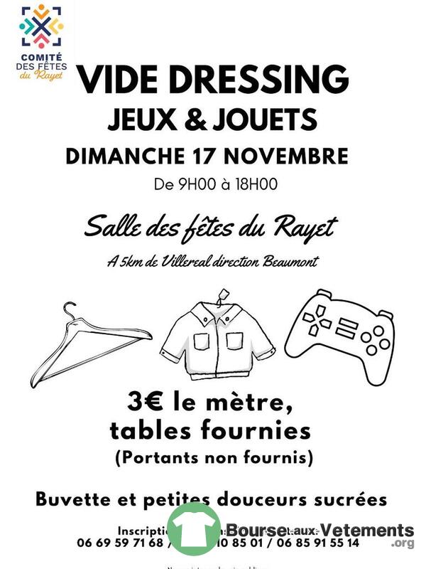 Vide dressing, jeux et jouets