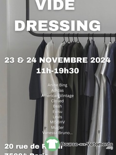 Photo de la bourse aux vêtements Vide dressing - PARIS 4 eme femmes et enfants