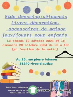 Photo de la bourse aux vêtements Vide dressing, placard : vêtements, accessoires de maison..