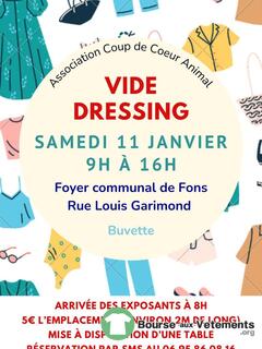 Photo de la bourse aux vêtements Vide-dressing - samedi 11 janvier