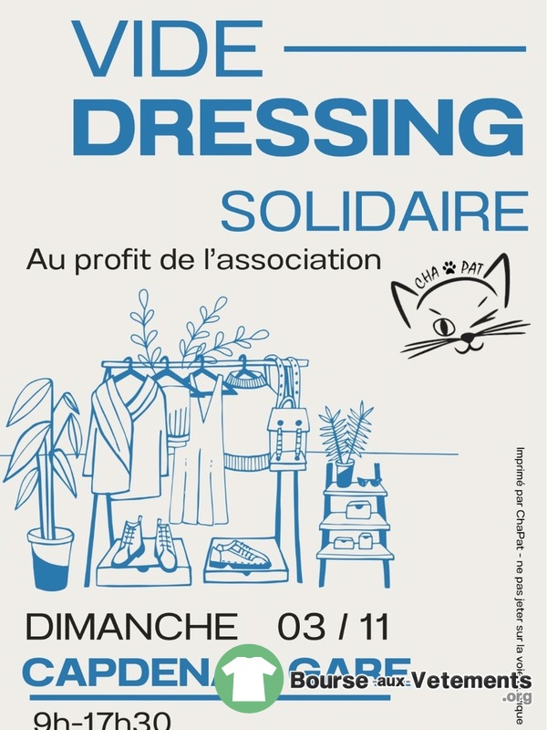 Vide dressing solidaire au profit de ChaPat