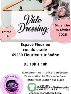 Photo de la bourse aux vêtements Vide dressing solidaire vêtements femme homme enfant bijoux