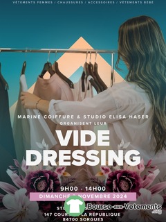 Photo de la bourse aux vêtements Vide dressing Studio Elisa Haser x Marine coiffure