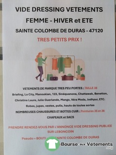 Photo de la bourse aux vêtements VIDE DRESSING TAILLE 36-38 chaussures 35-36, sacs, chapeaux