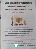 Photo VIDE DRESSING TAILLE 36-38 chaussures 35-36, sacs, chapeaux à Sainte-Colombe-de-Duras