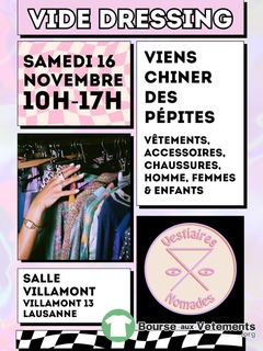 Photo de la bourse aux vêtements Vide dressing des Vestiaires Nomades