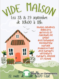 Photo de la bourse aux vêtements Vide dressing (vêtements chaussures) et vide maison