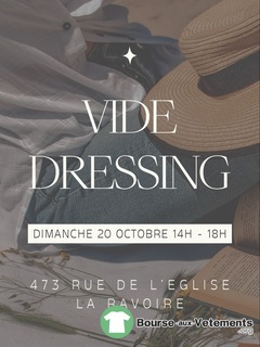 Photo de la bourse aux vêtements Vide dressing vêtements femme