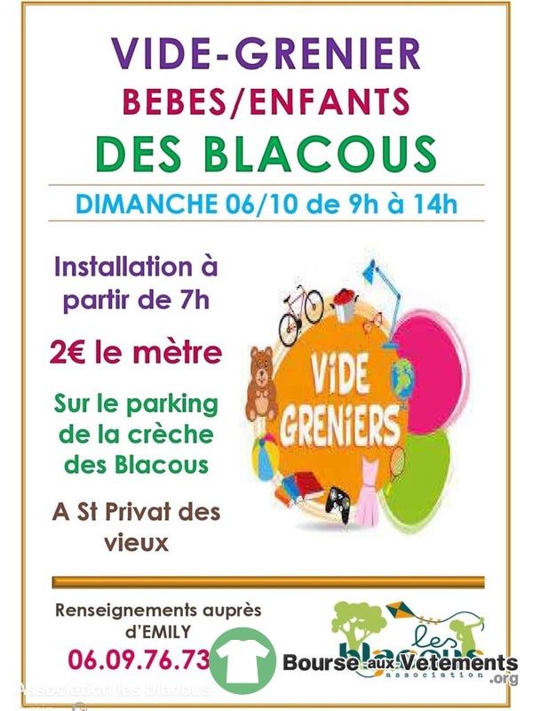 Vide grenier bébés enfants