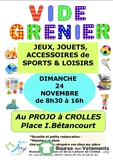 Photo VIDE-GRENIER Jeux-Jouets-Accessoires de Sports et Loisirs à Crolles