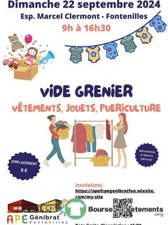 Photo de la bourse aux vêtements Vide Grenier de l'APE de l'école Génibrat