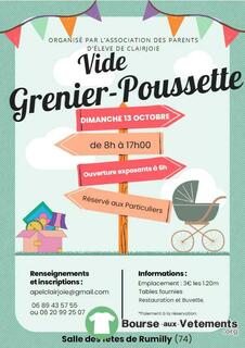 Photo de la bourse aux vêtements Vide grenier-poussette