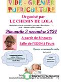 Vide grenier puériculture du Chemin de Lola SALLE DE L 'EDEN