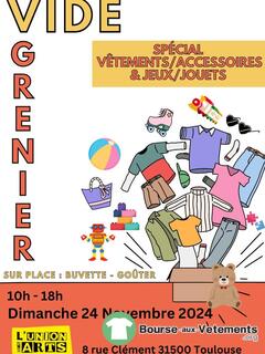 Photo de la bourse aux vêtements Vide grenier spécial vêtements et jouets et jeux