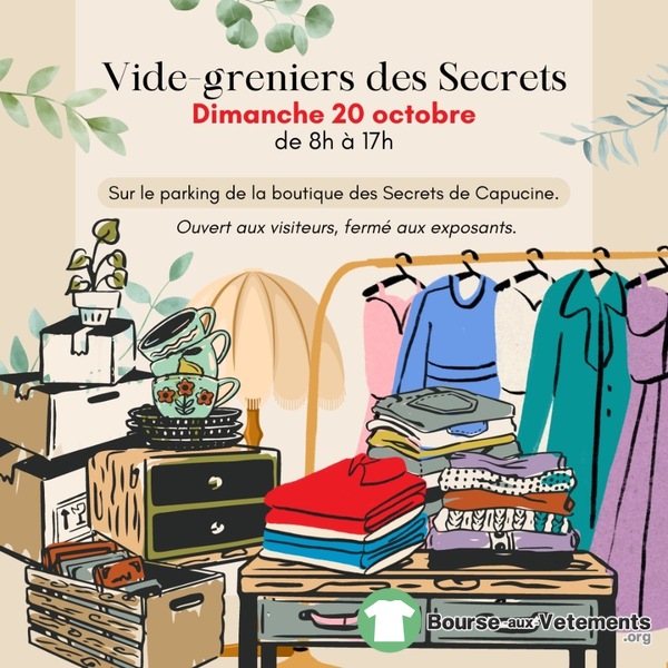 Vide greniers des Secrets