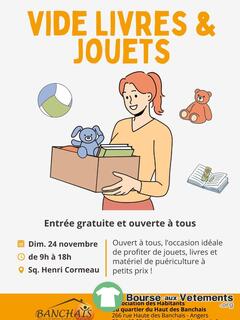 Photo de la bourse aux vêtements Vide-livres, jouets et matériel de puériculture des BANCHAIS