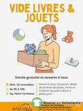 Vide-livres, jouets et matériel de puériculture des BANCHAIS