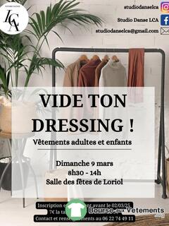 Photo de la bourse aux vêtements Vide ton dressing, bourse aux vêtements adultes et enfants