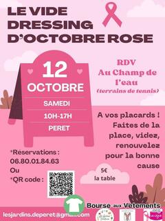 Photo de la bourse aux vêtements Vidressing d'octobre rose